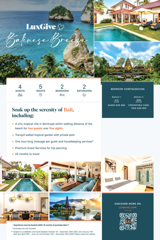 Silent Auction - Balinese Breeze